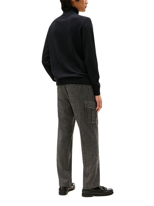 Maglioncino misto cashmere a collo alto Tommy Hilfiger | MW0MW28048BDS